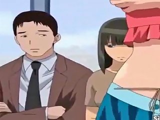 JIZZBUNKER @ Anime Busty Sluts Train Sex And Cum