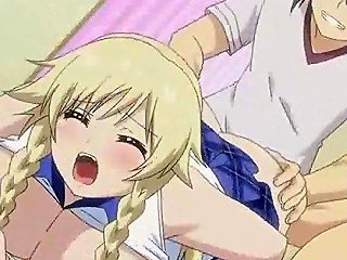 GOTPORN @ Big Boobed Anime Blonde Gets Slammed